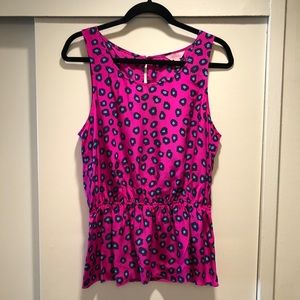 Lilly Pulitzer Silk top Size Large. Pink